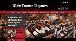 Desktop Screenshot of oldetowneliquors.com